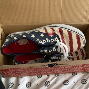New in box American Flag vans